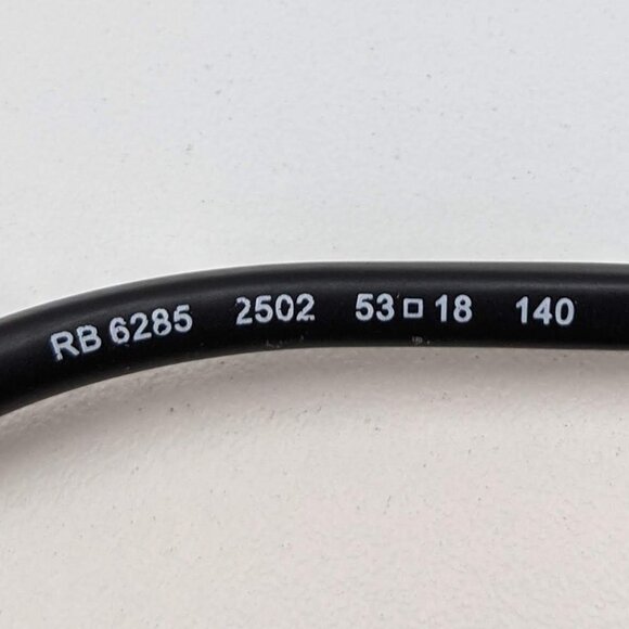 🕶️Ray-Ban RB6285 2502 Eyeglasses 53/18 140 /KAA257🕶️ - Picture 6 of 7